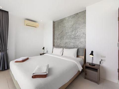 Photo d'annonce — chambre principale avec lit double